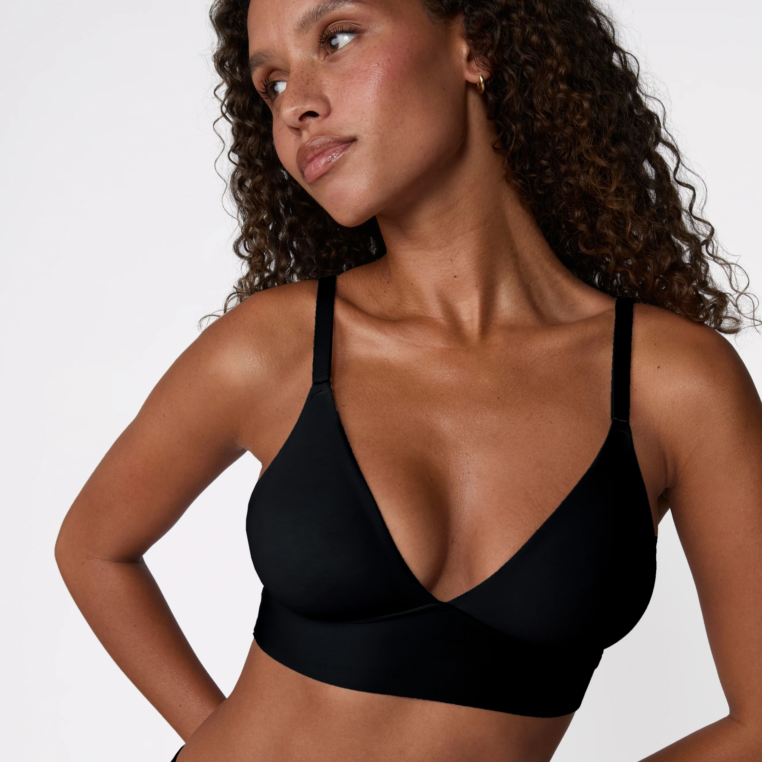 Bliss Triangle Bralette - Black - Image 7
