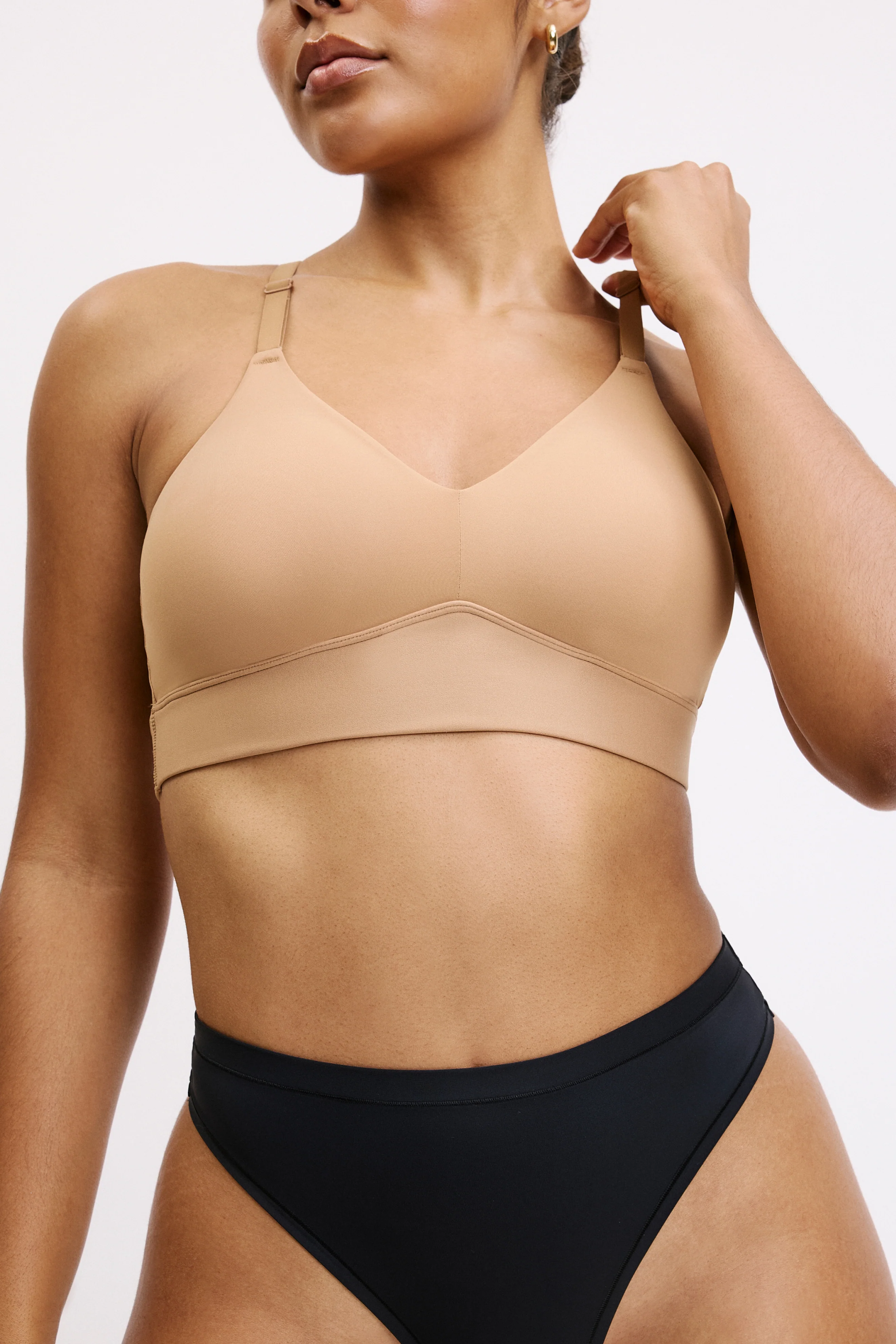 Bliss Triangle Bralette - Tan - Image 6
