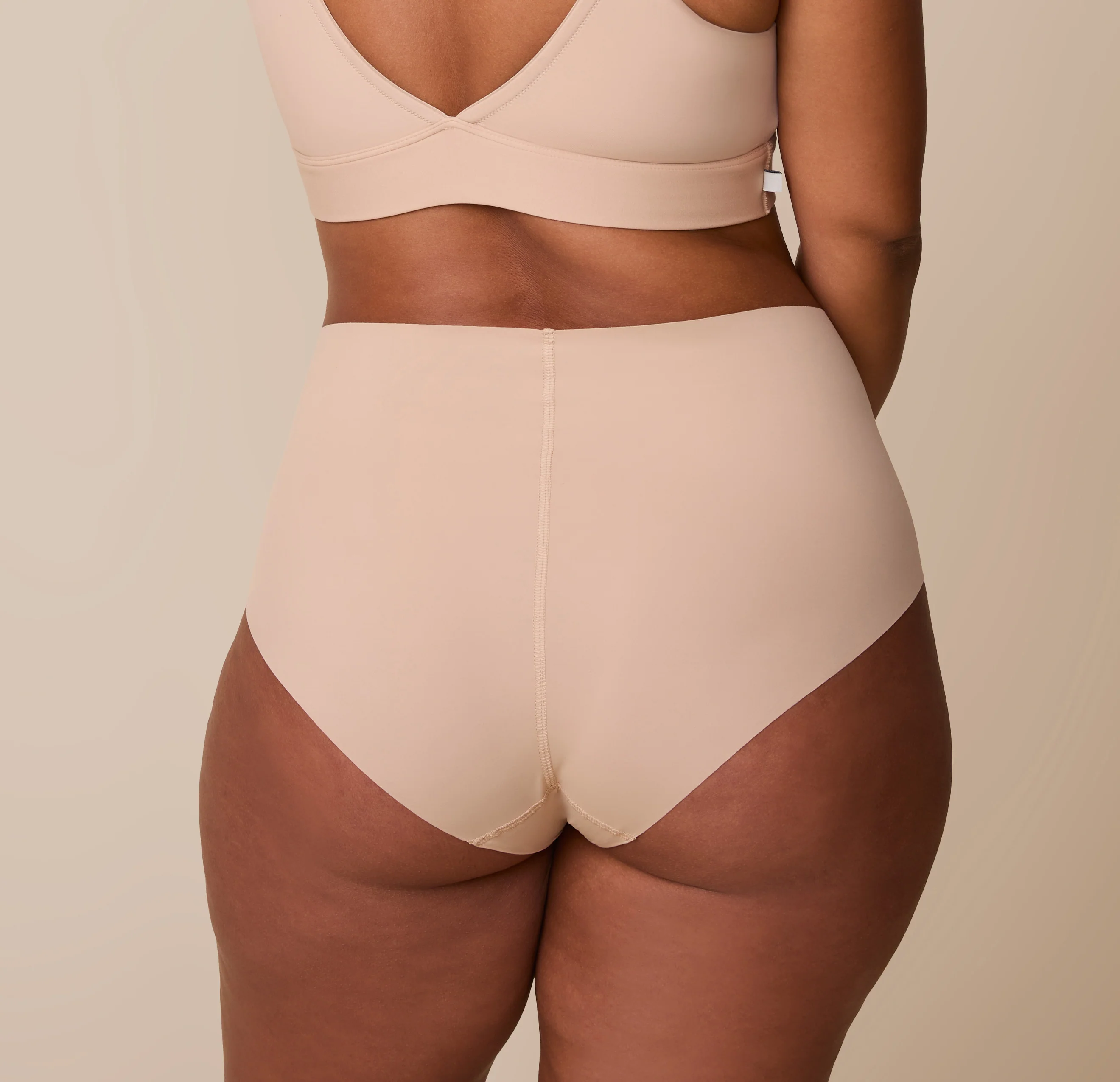 No-Show Highwaist Brief - Beige - Image 4
