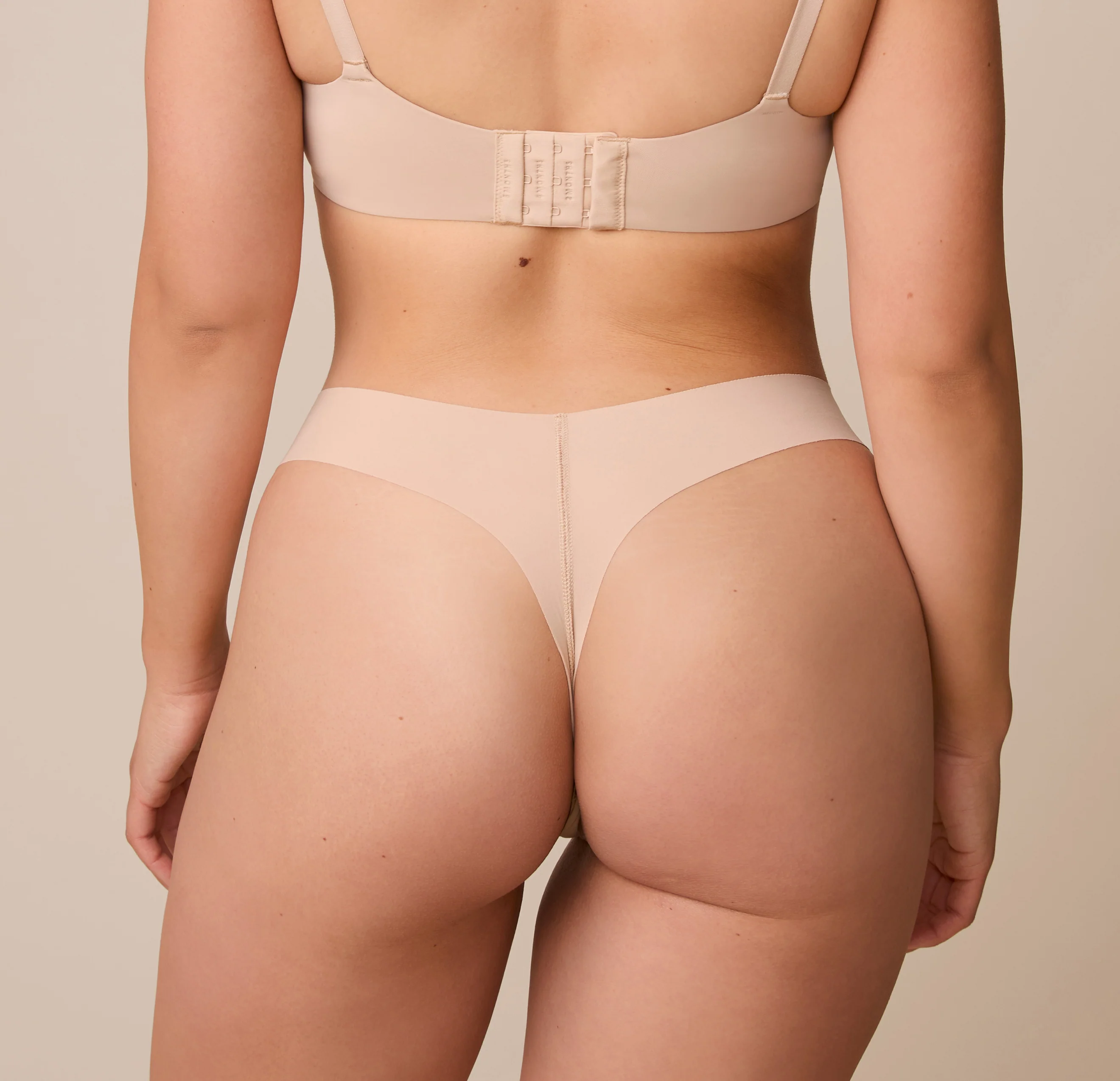 No-Show Thong - Beige - Image 4