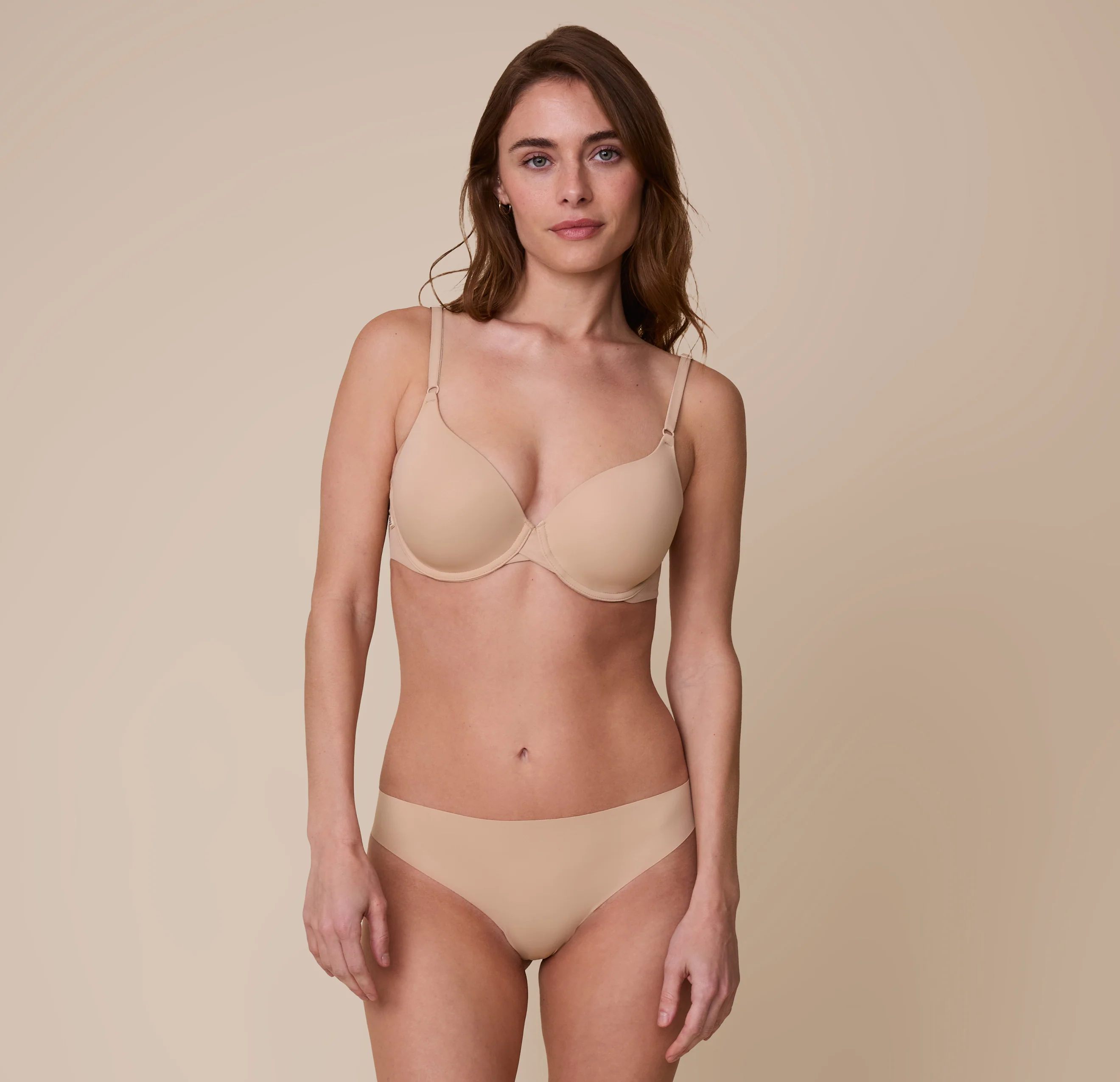 No-Show Thong - Beige - Image 6