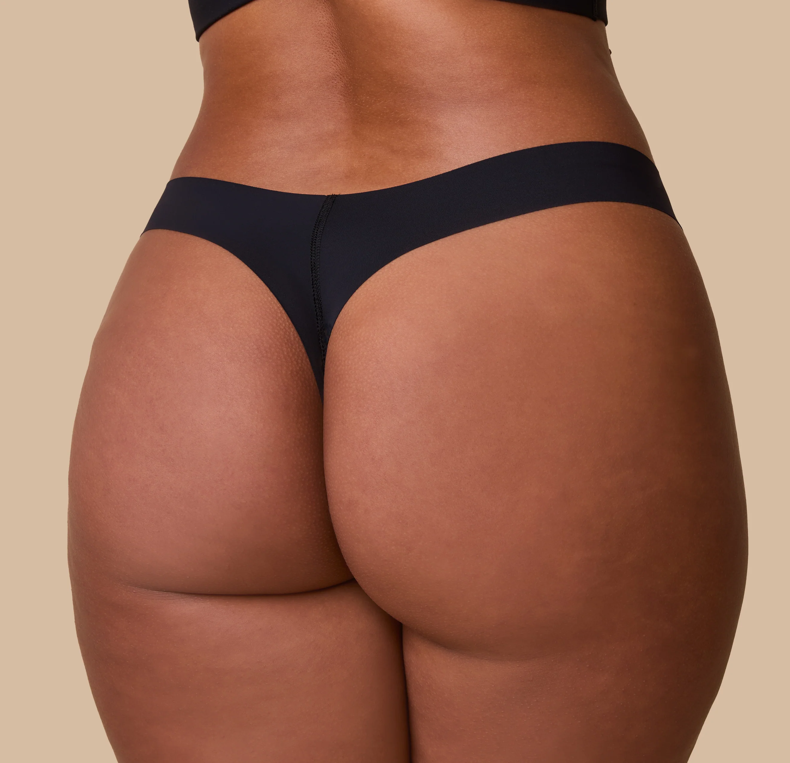No-Show Thong - Black - Image 8