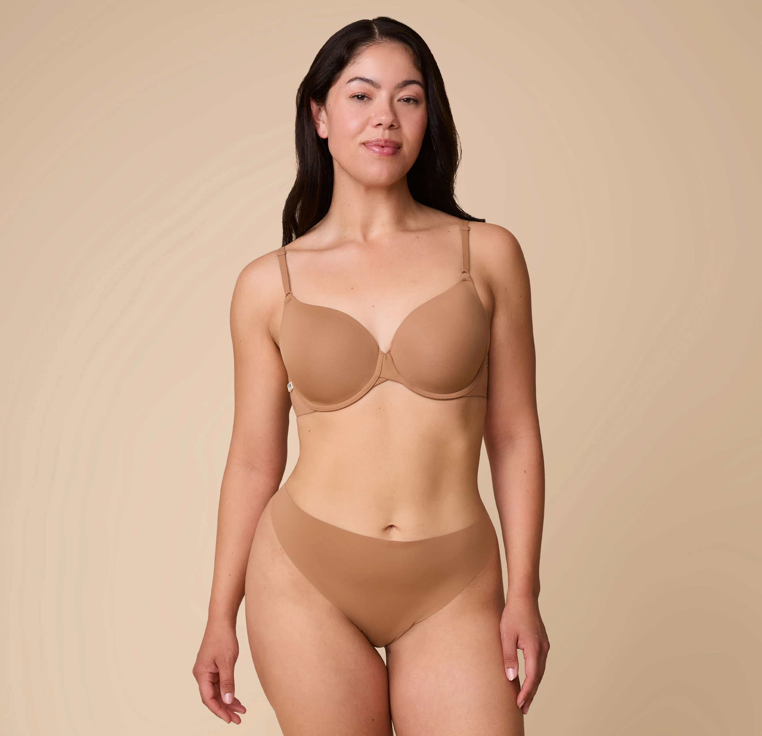 No-Show Thong - Tan - Image 4