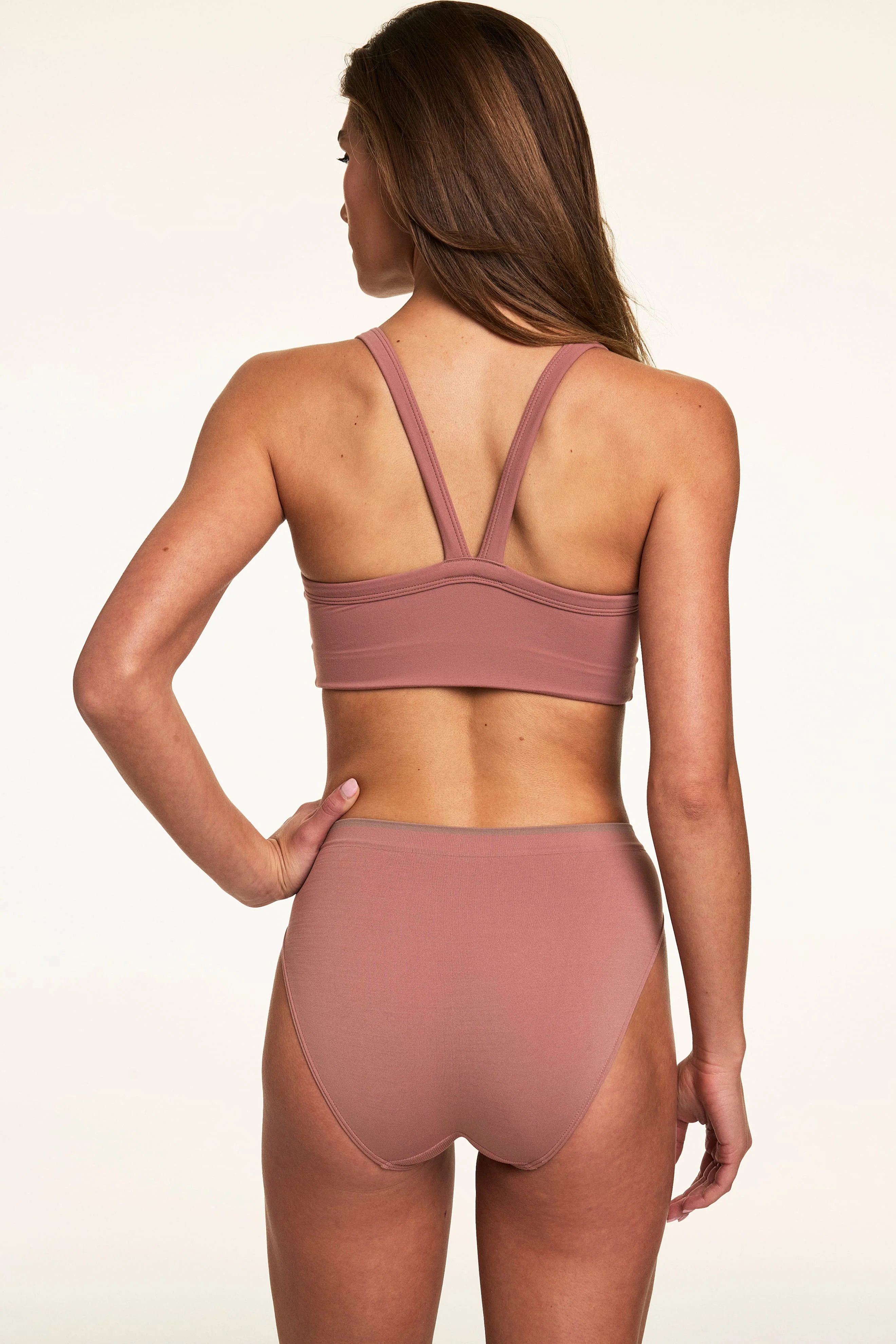 WhippedKnit™ V-Neck Bralette - Plum - Image 5